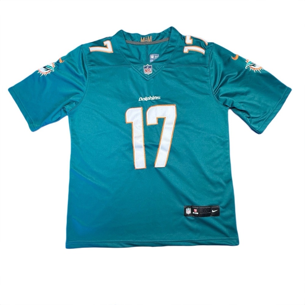 Nike NFL Miami Dolphins Jaylen Waddle #17‎ On Field Jersey Men's Medium Stitched